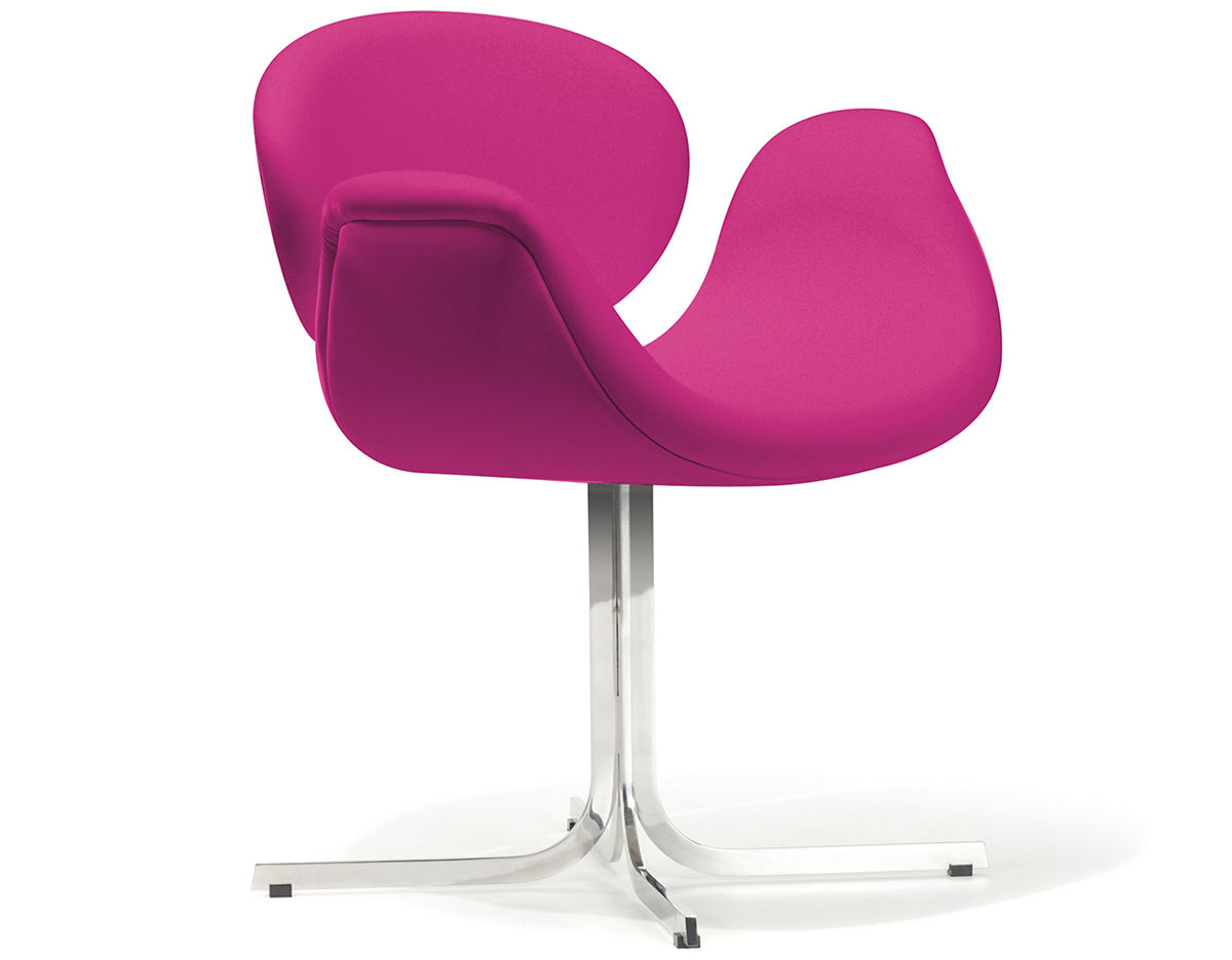 pierre paulin little tulip chair with cross base
