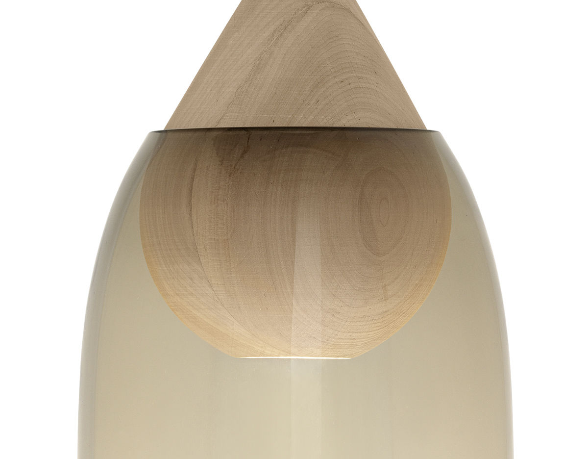 liuku drop pendant light with glass shade
