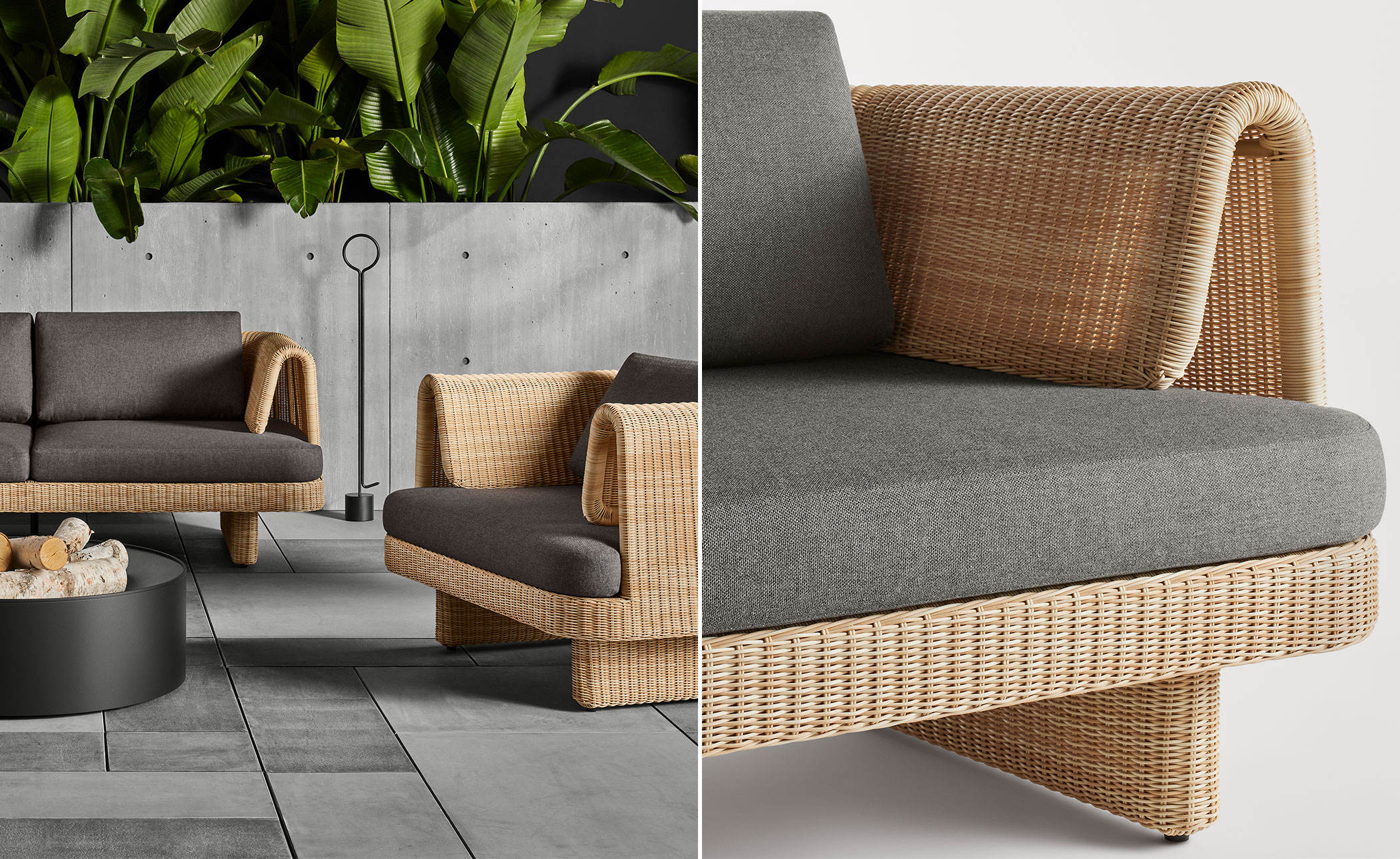Loophole Outdoor 2 Seat Sofa