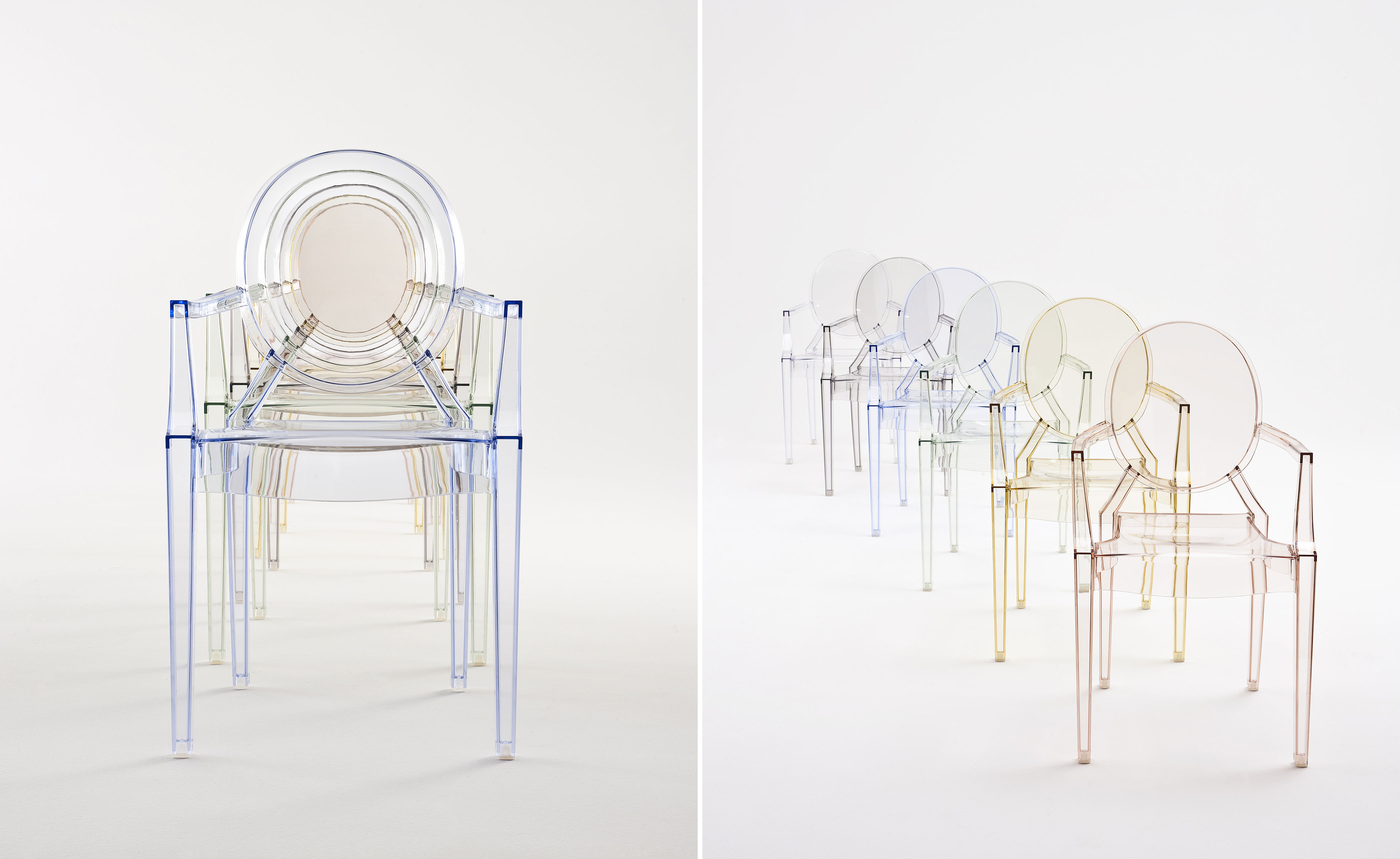 louis ghost chair 2 pack
