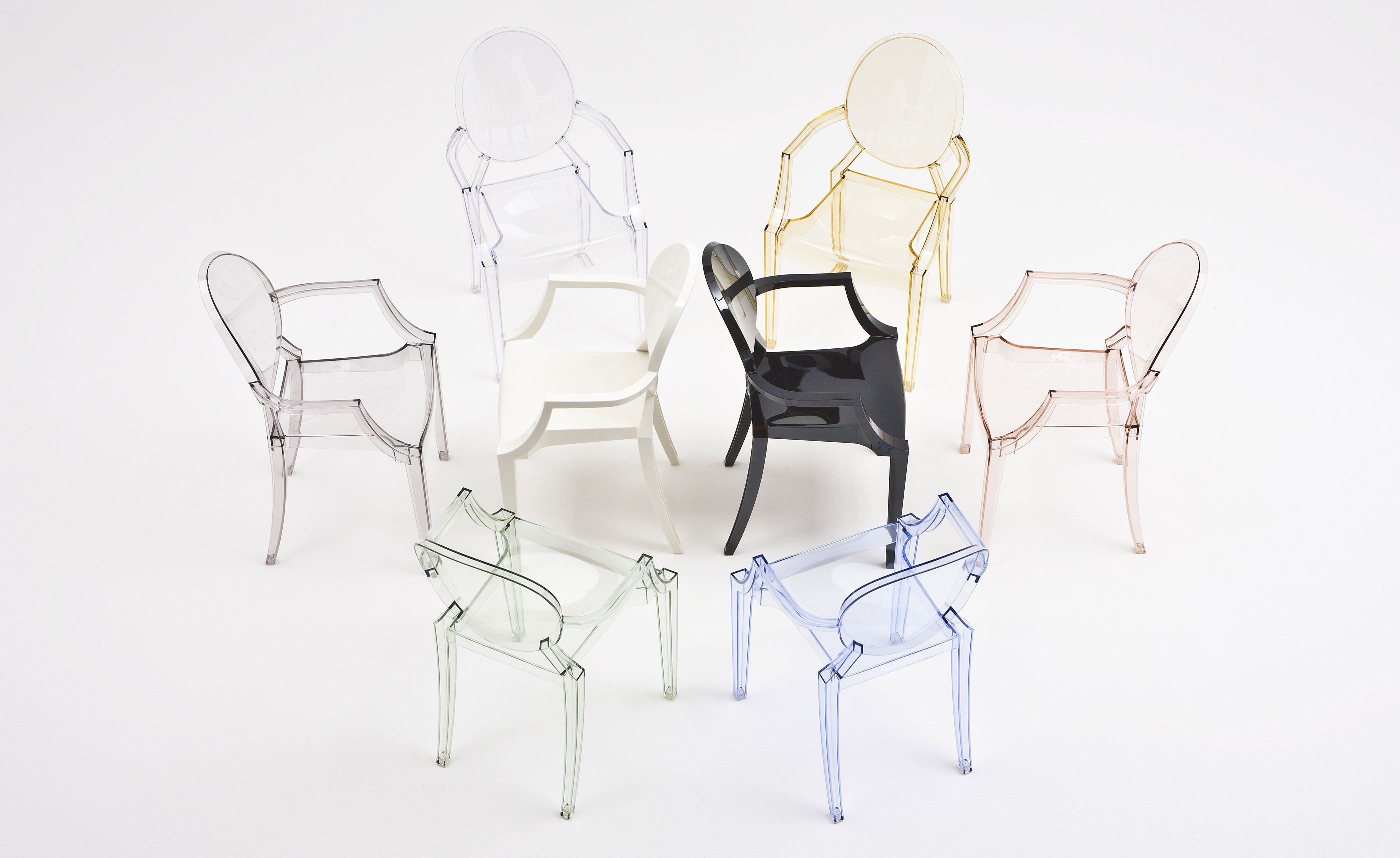 louis ghost chair 2 pack