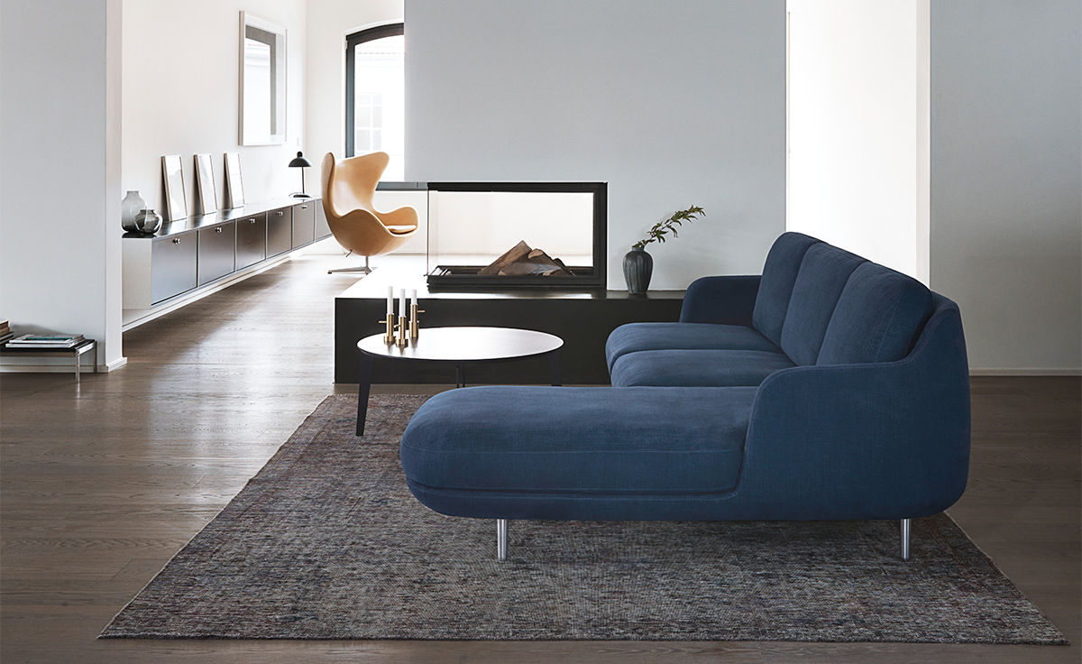 lune 3 seat sofa with chaise