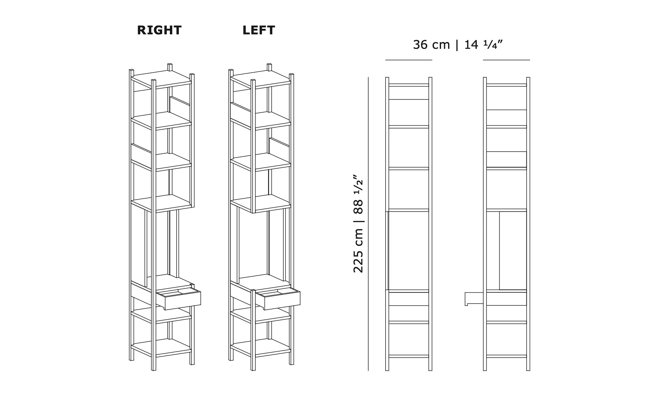 Lungangolo Shelving Unit