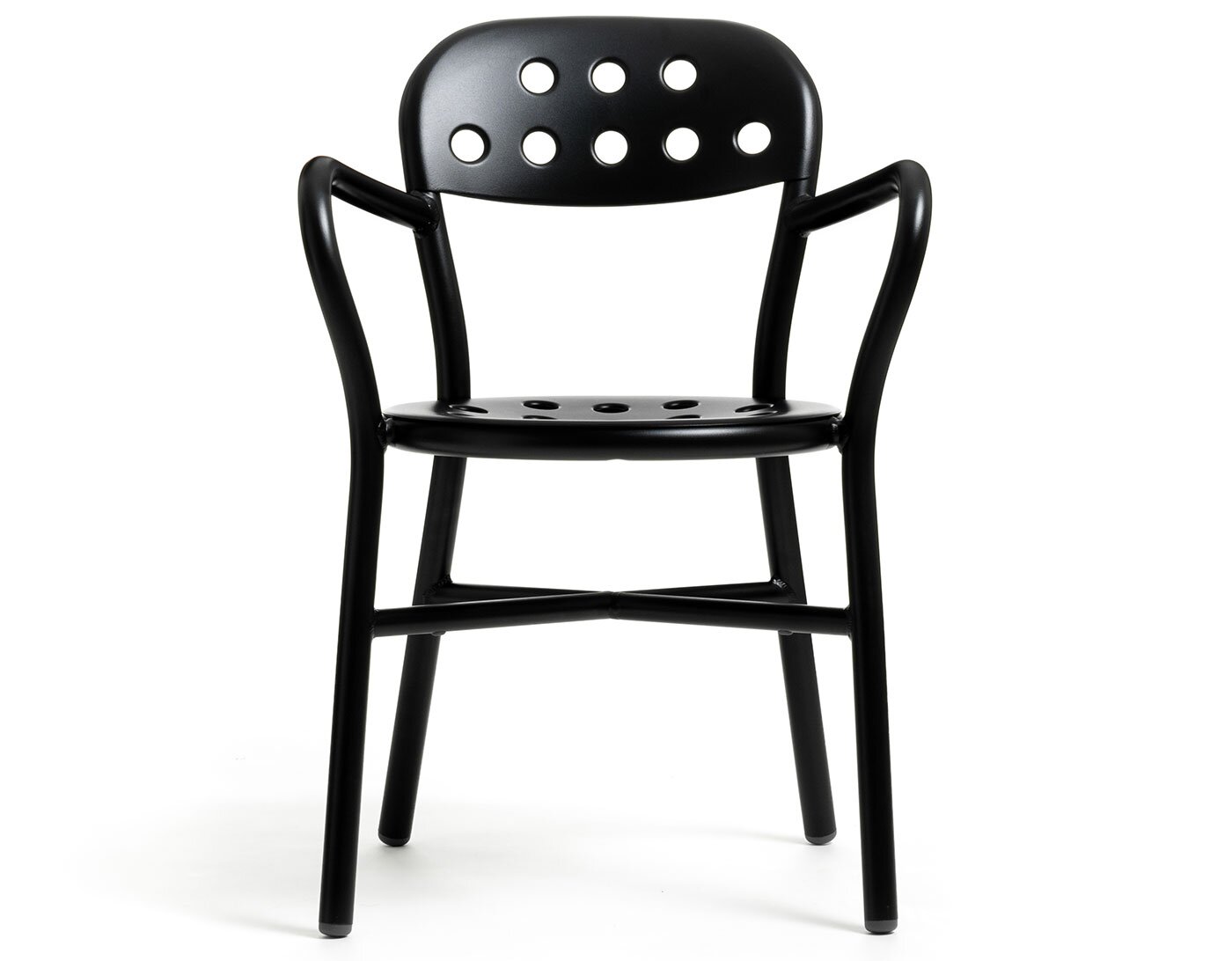 Pipe Stacking Chair with arms