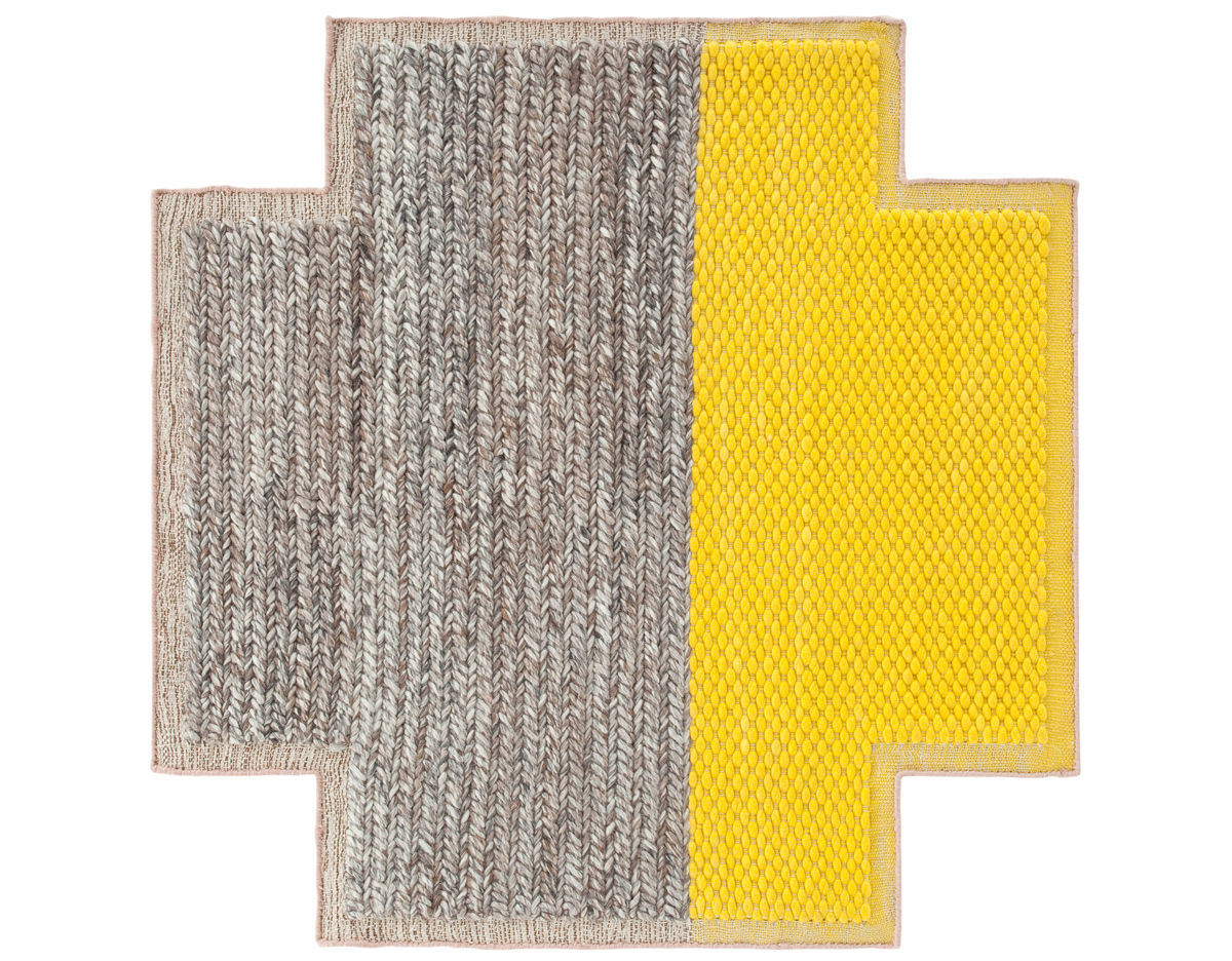 mangas space square plait rug