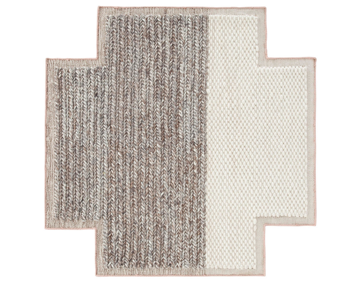 mangas space square plait rug