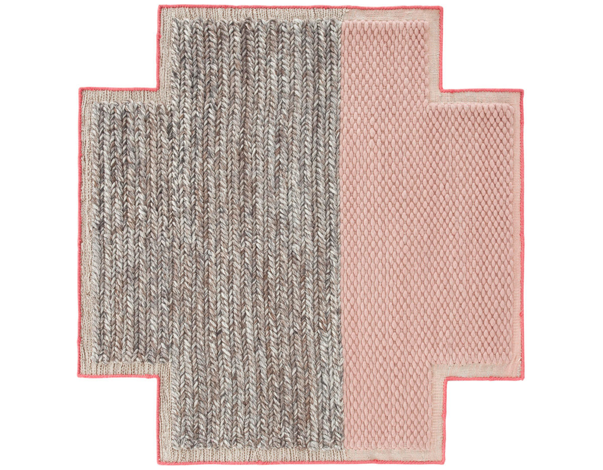 mangas space square plait rug