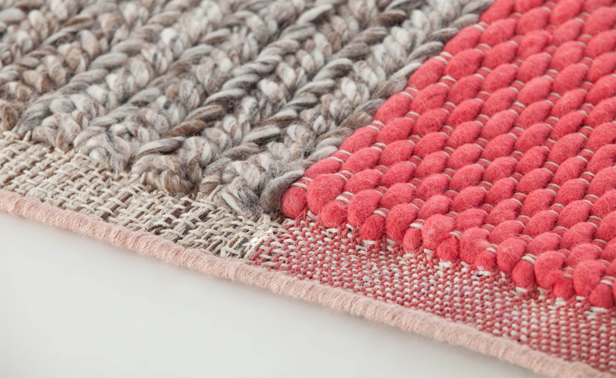 mangas space square plait rug
