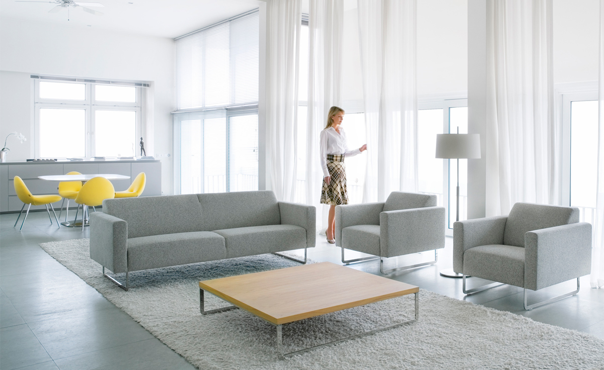 mare 2-seater sofa with fixed cushions