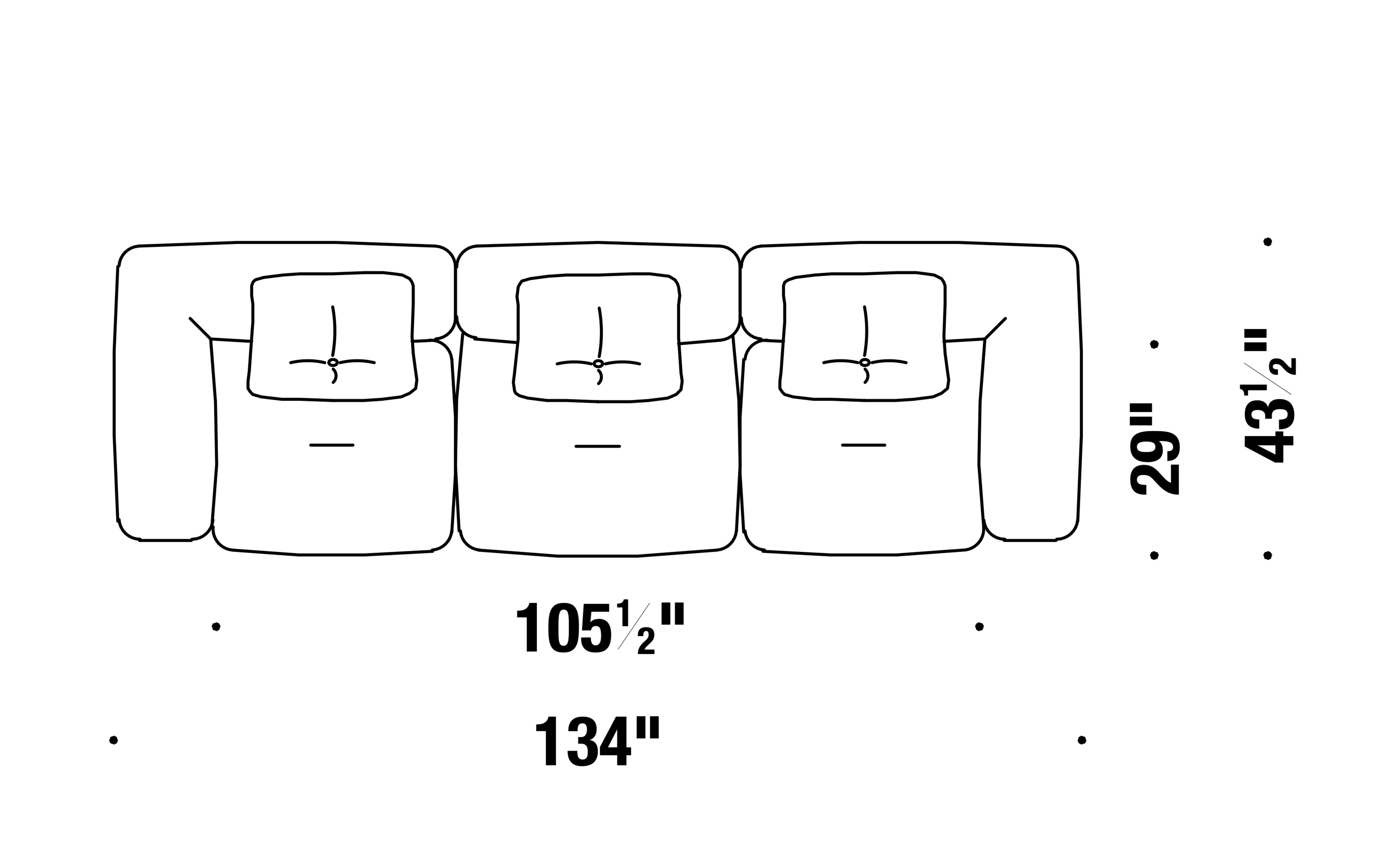 Me-Time 3 Seater Sofa