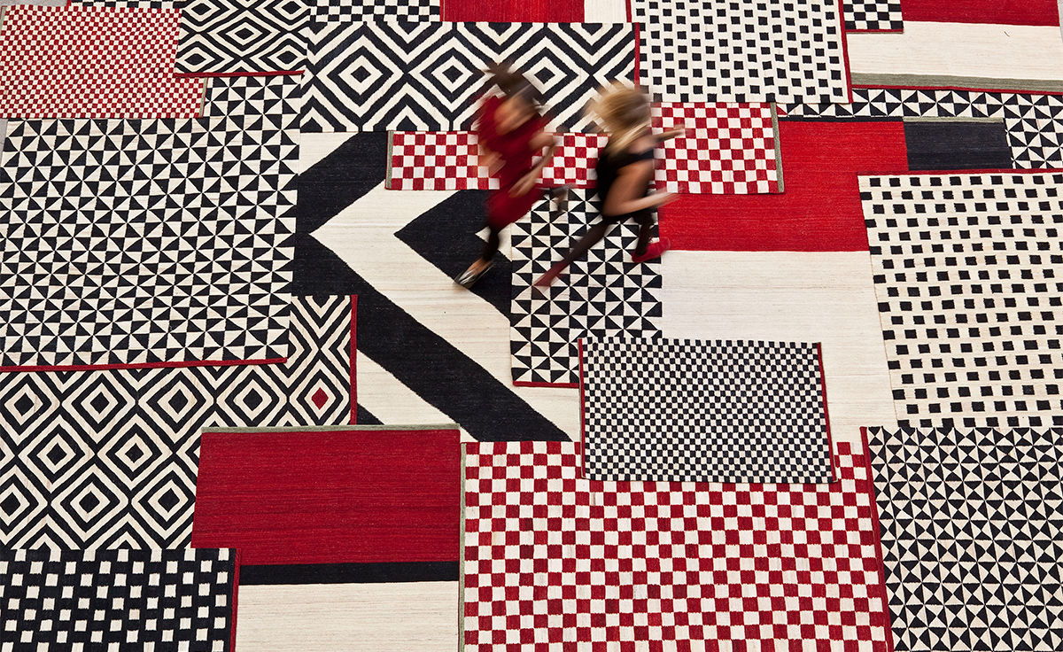 melange pattern 3 rug