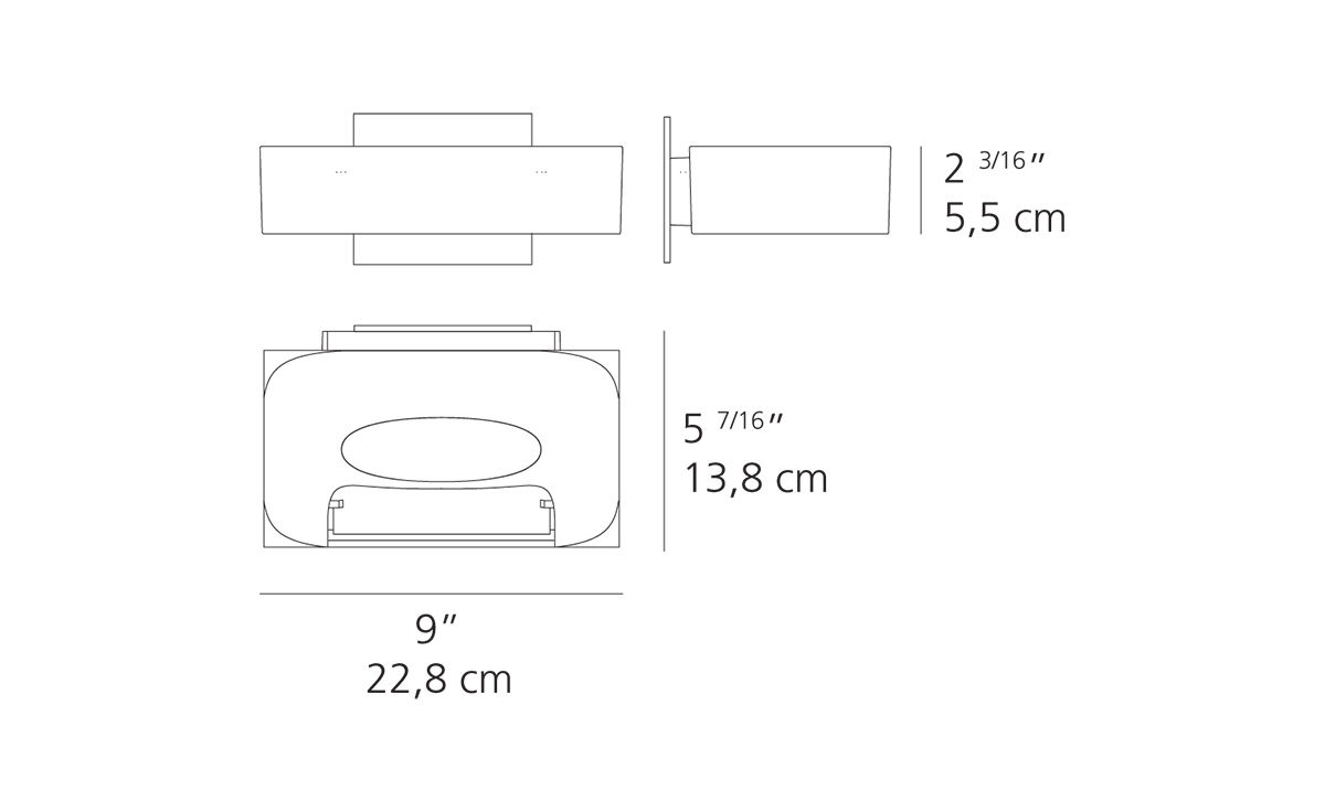 melete wall light