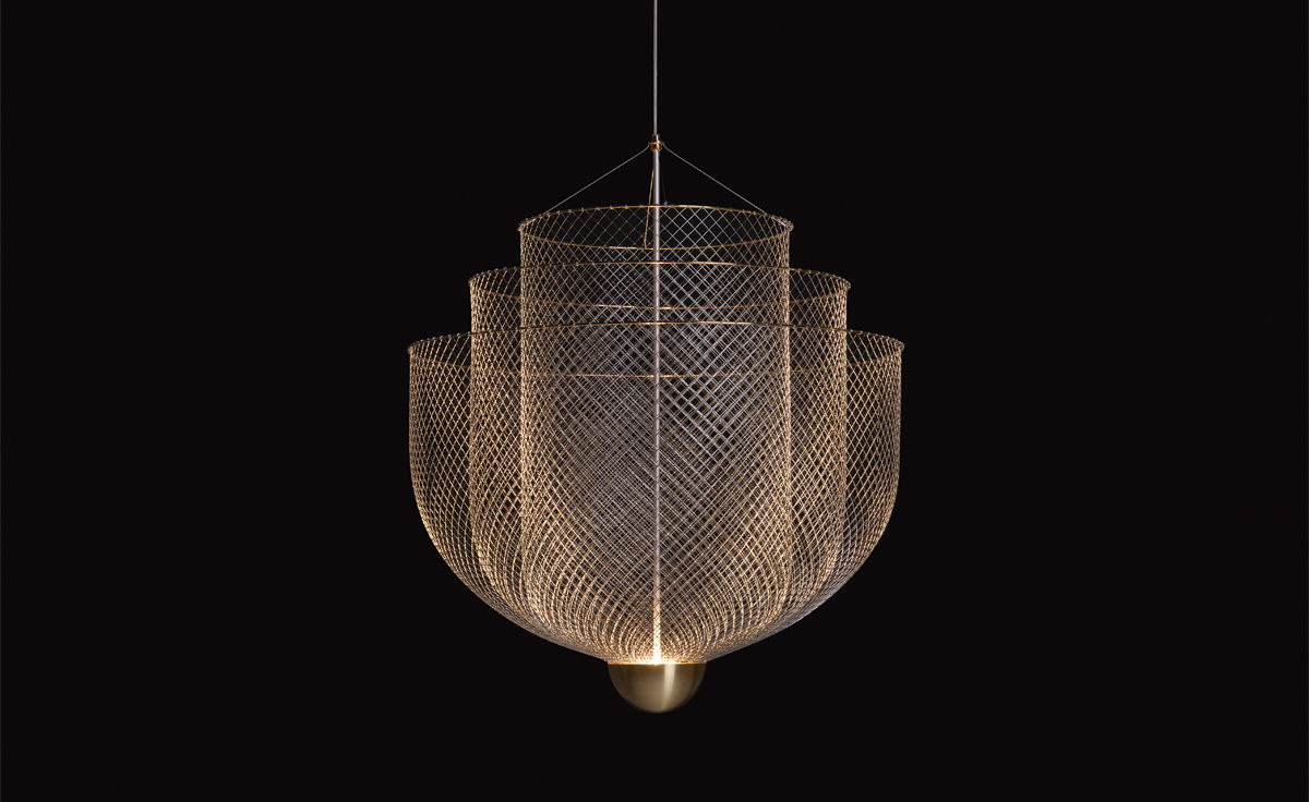meshmatics chandelier small