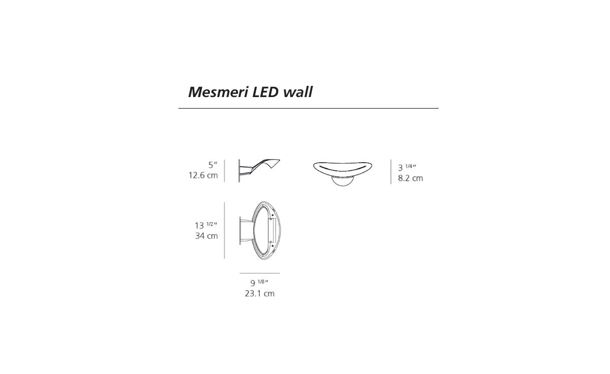 mesmeri wall light