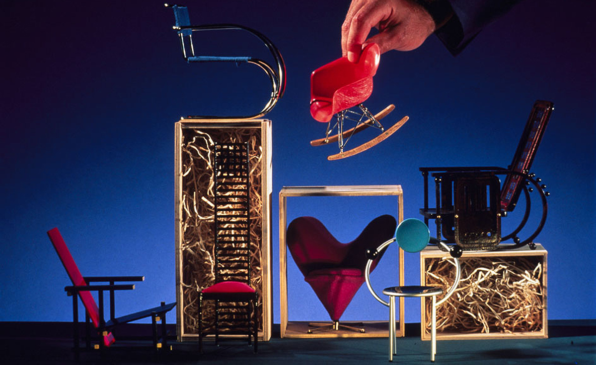 miniature heart chair