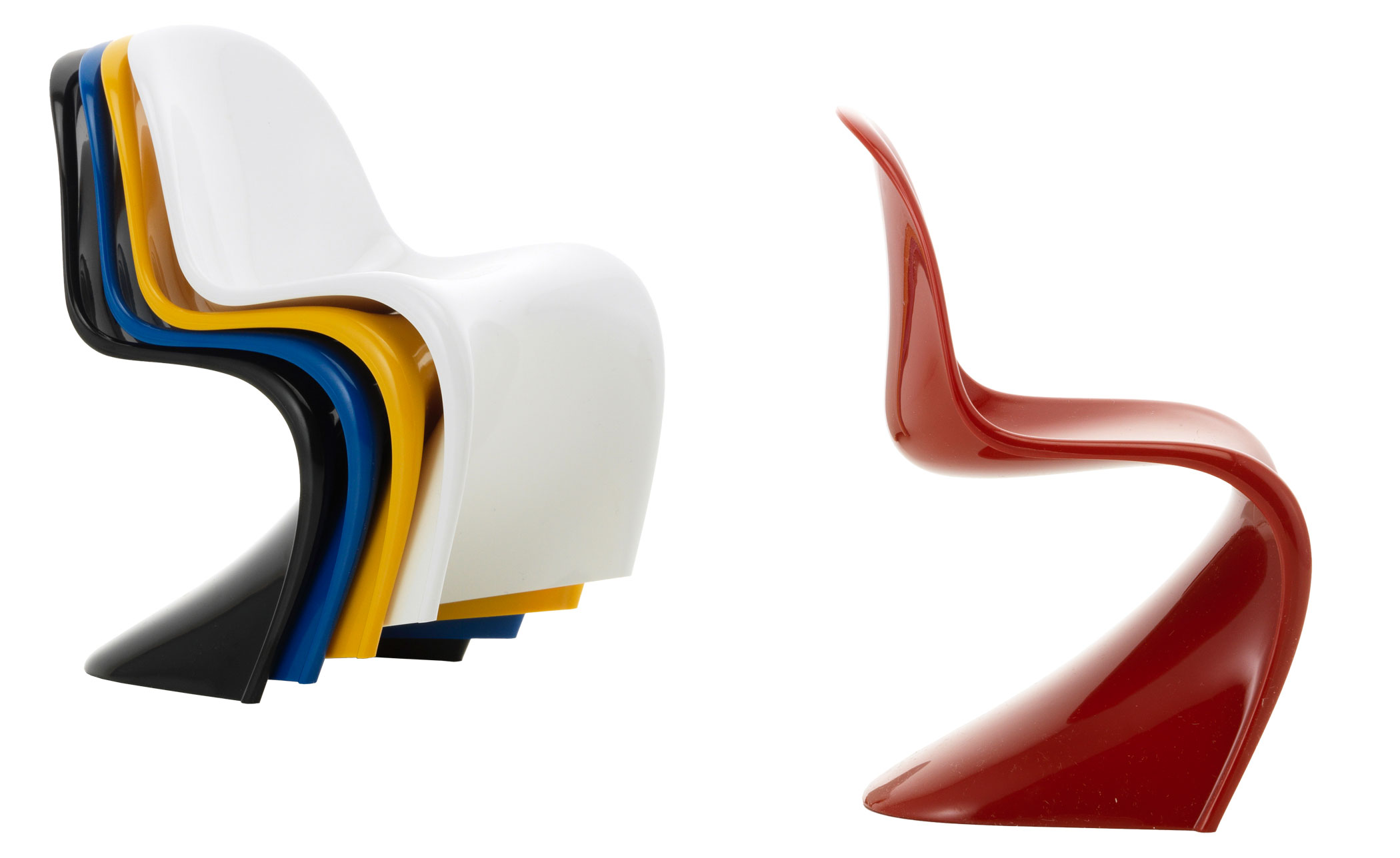 Miniature Panton Chair set of 5