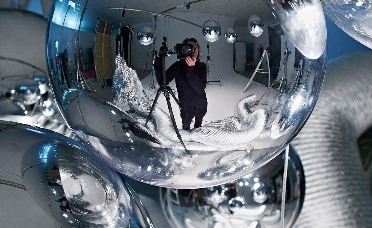 mirror ball led pendant light