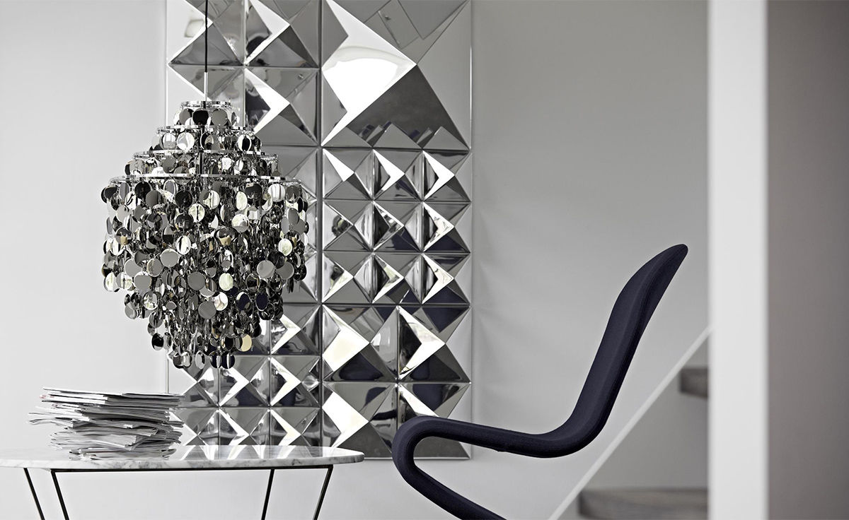 panton mirror sculpture 9 pyramid