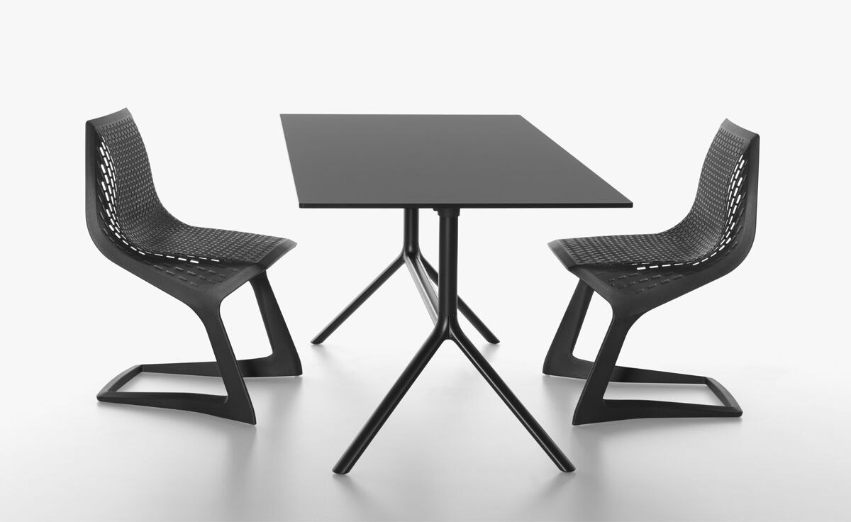 miura rectangular folding table