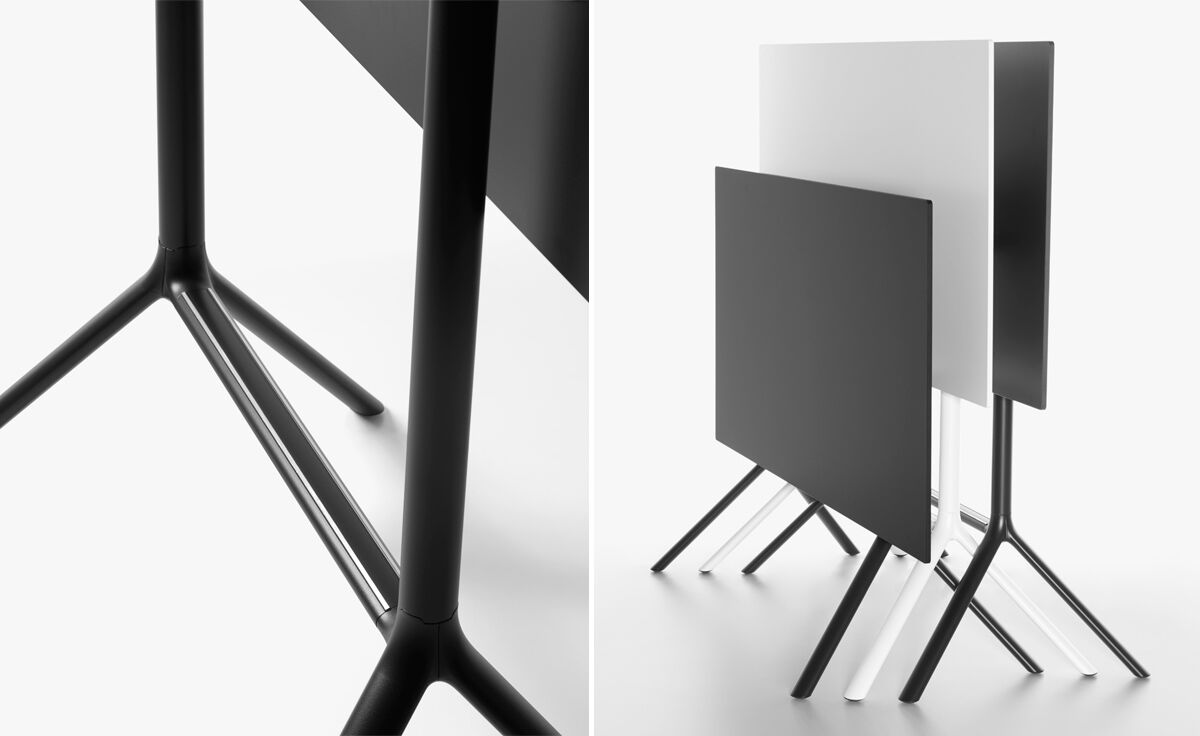 miura rectangular folding table