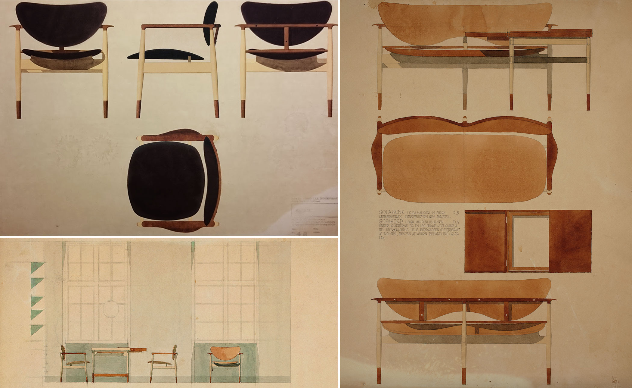 Model 48 Sofa Bench