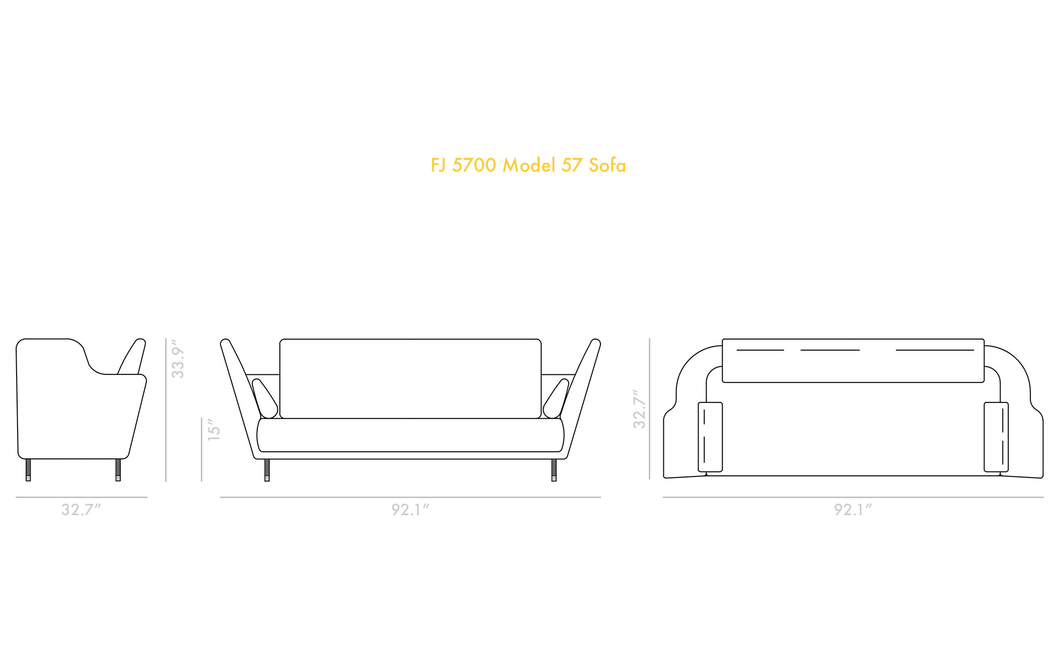 Model 57 Sofa
