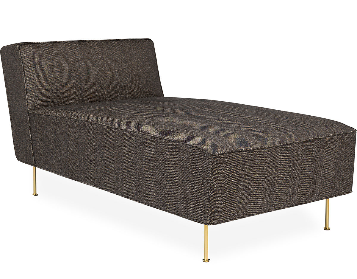 modern line chaise lounge