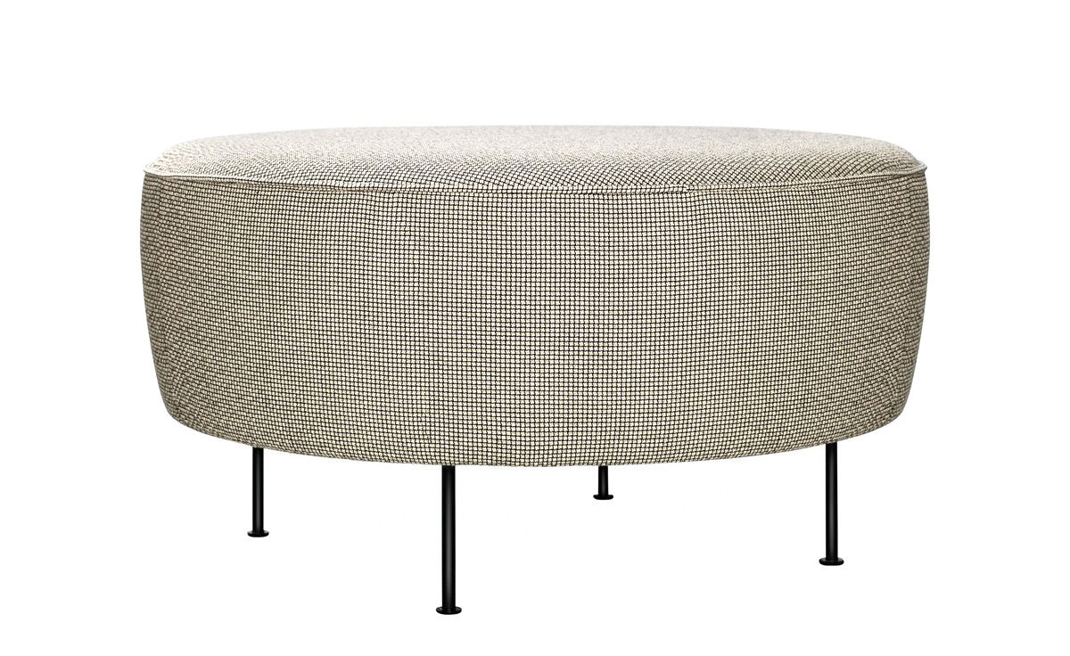 modern line large pouf