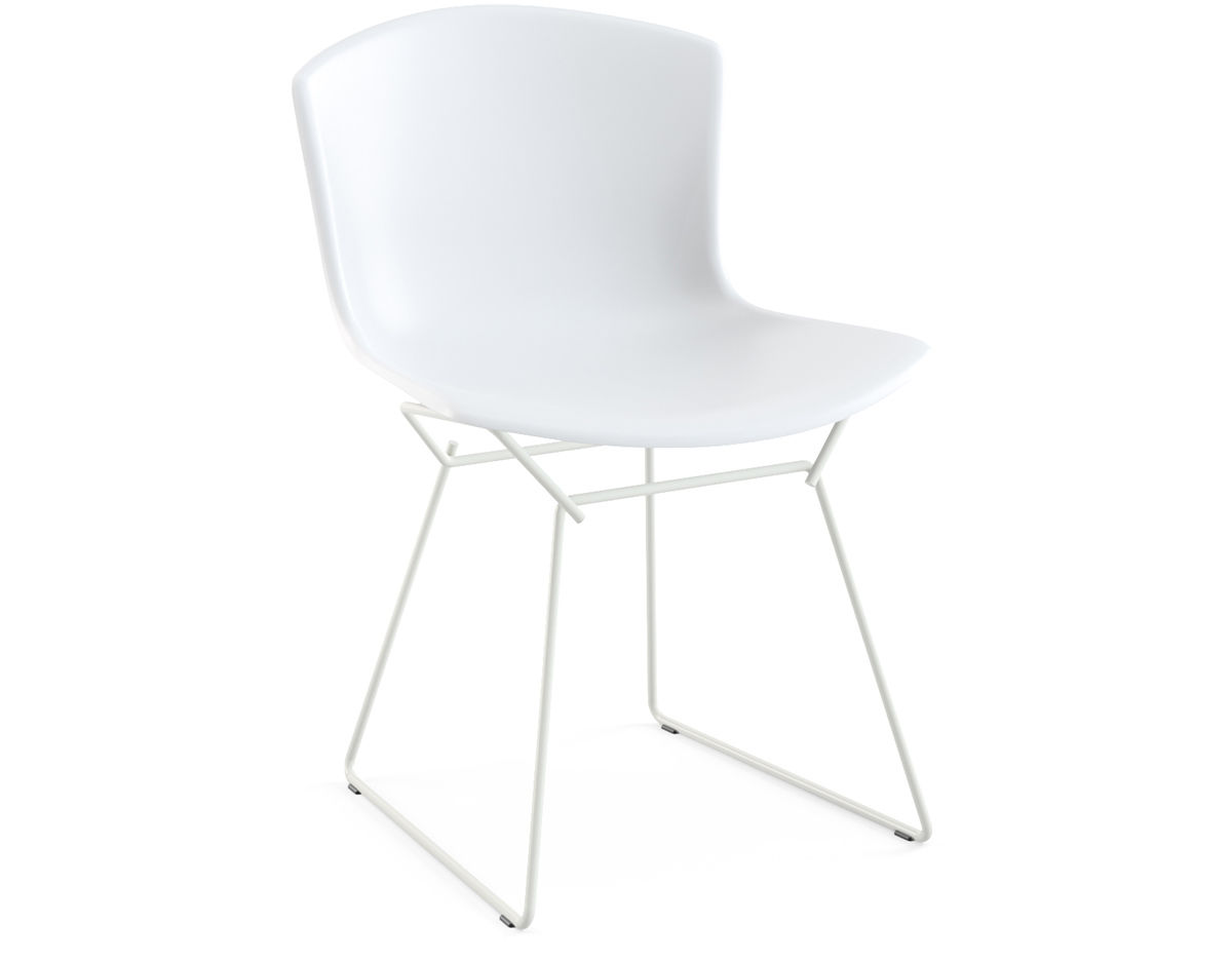 bertoia molded shell side chair