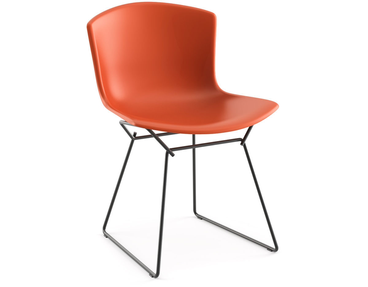 bertoia molded shell side chair