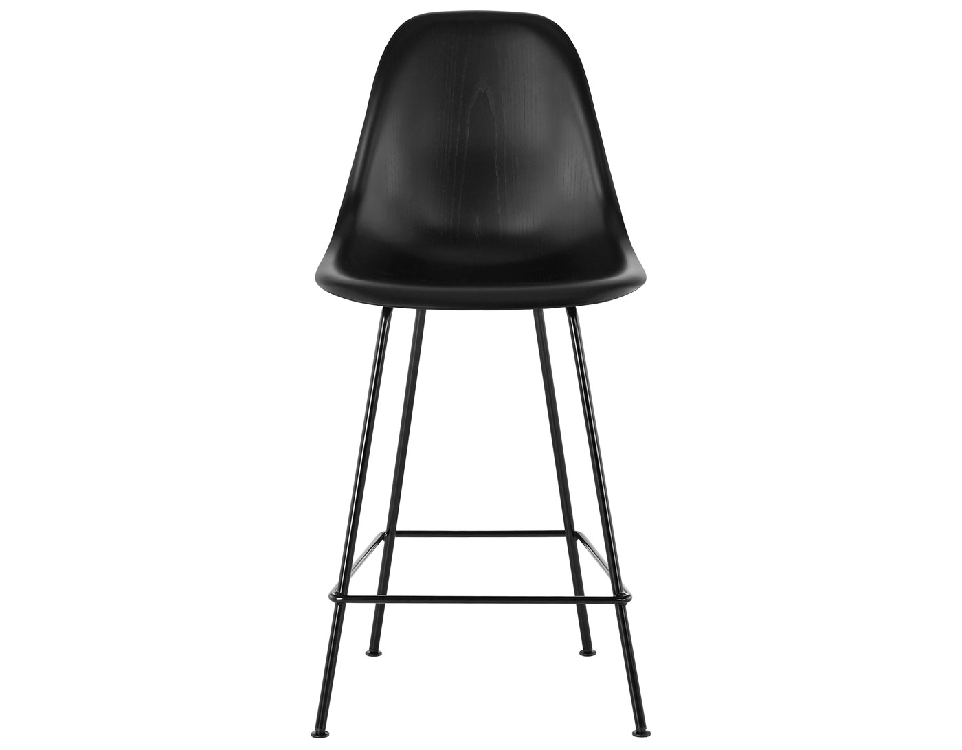 eames molded wood stool