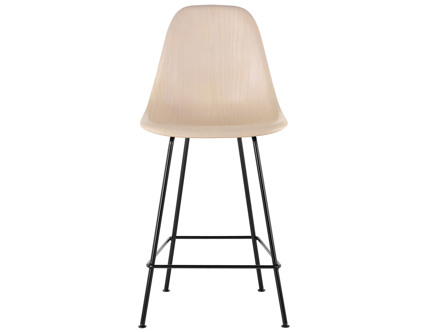 eames molded wood stool