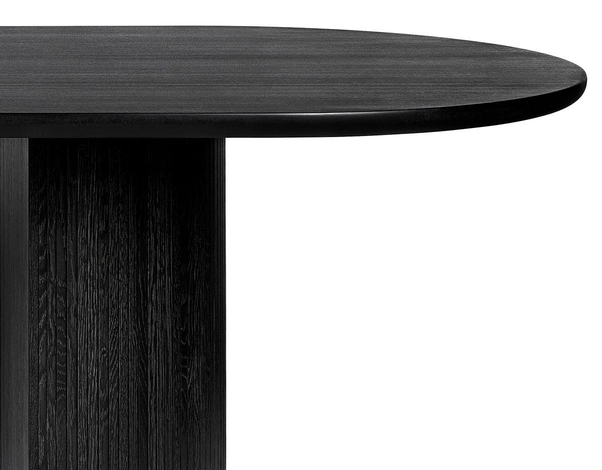 moon elliptical dining table