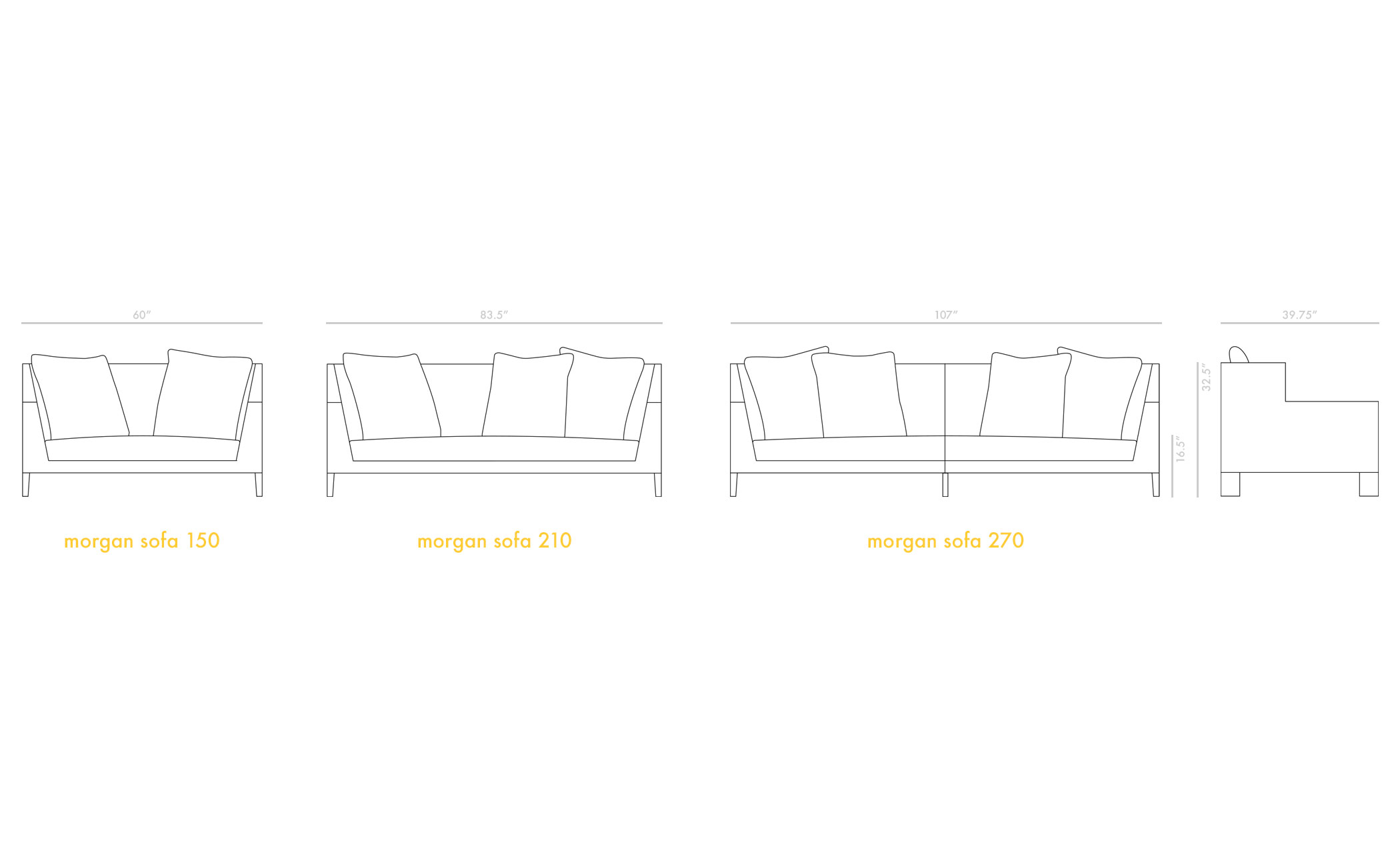 morgan sofa 150