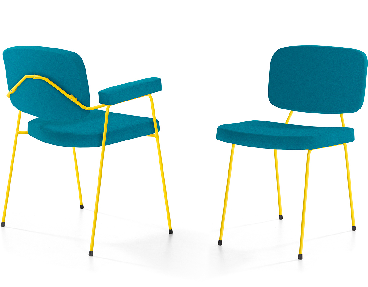 pierre paulin moulin side chair f0907