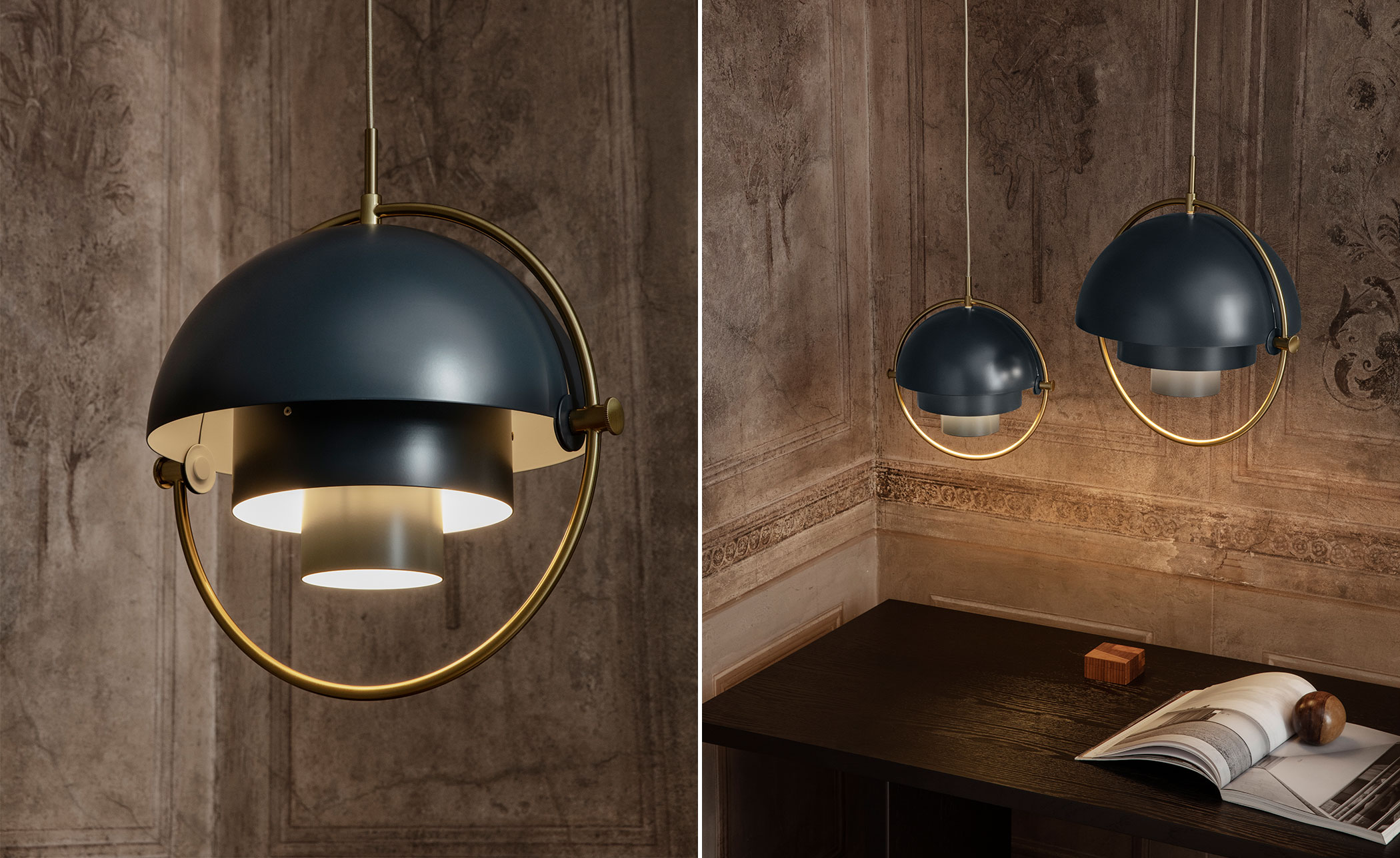 multi-lite pendant lamp