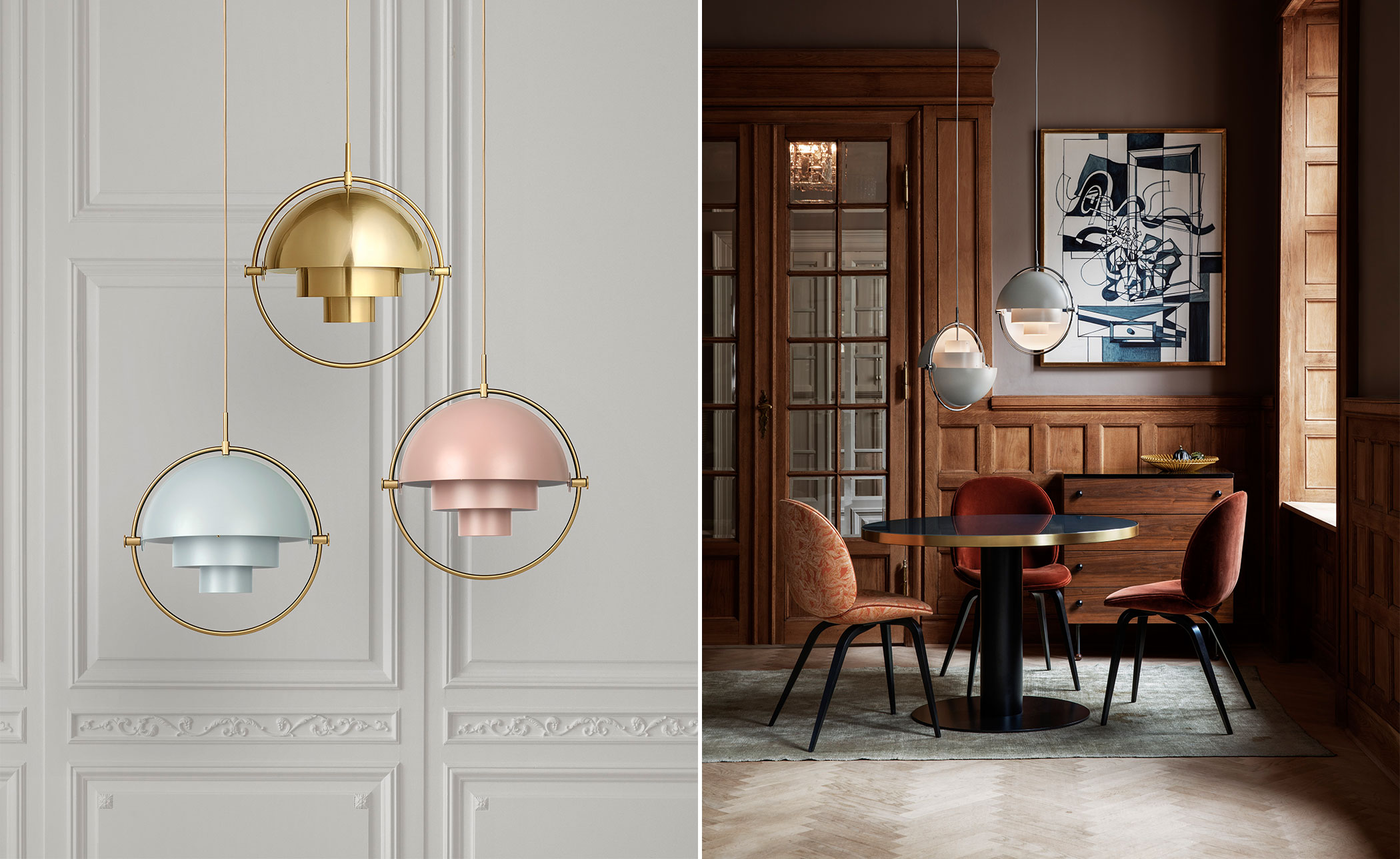 multi-lite pendant lamp