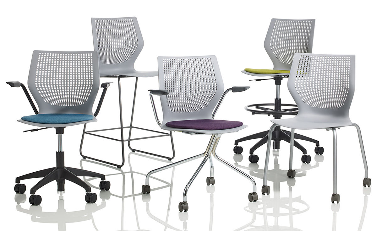 multigeneration light task chair with 5-star base