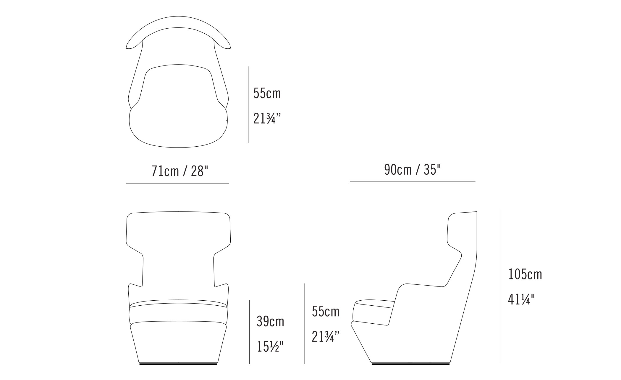 my turn swivel lounge chair