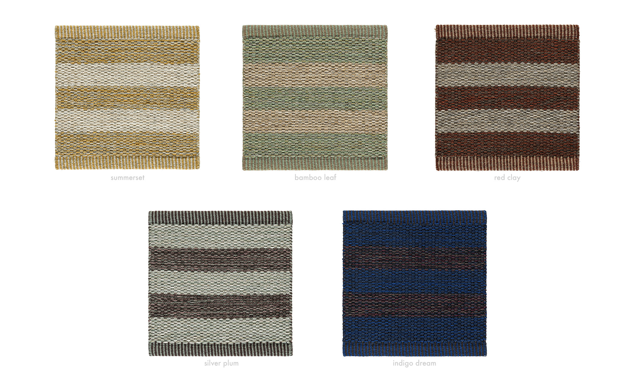 Narrow Stripe Icon Woven Rug