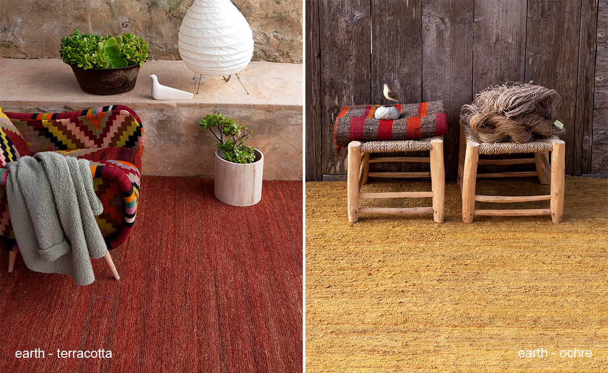 earth jute rug