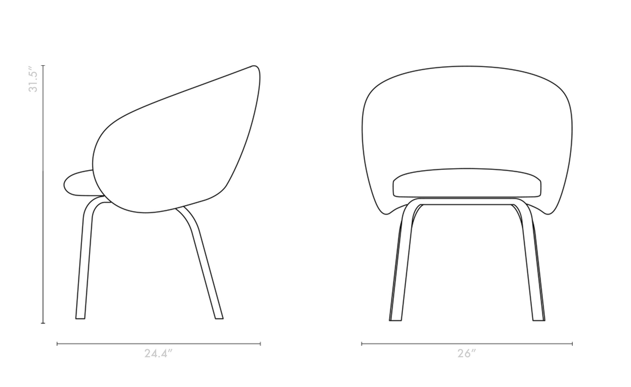 Nebula Tube Dining Chair