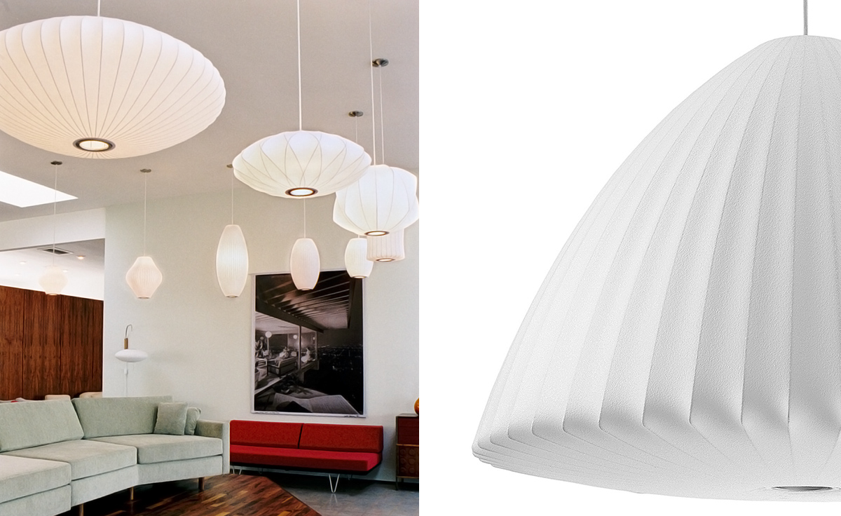 nelson extra large bell bubble lamp