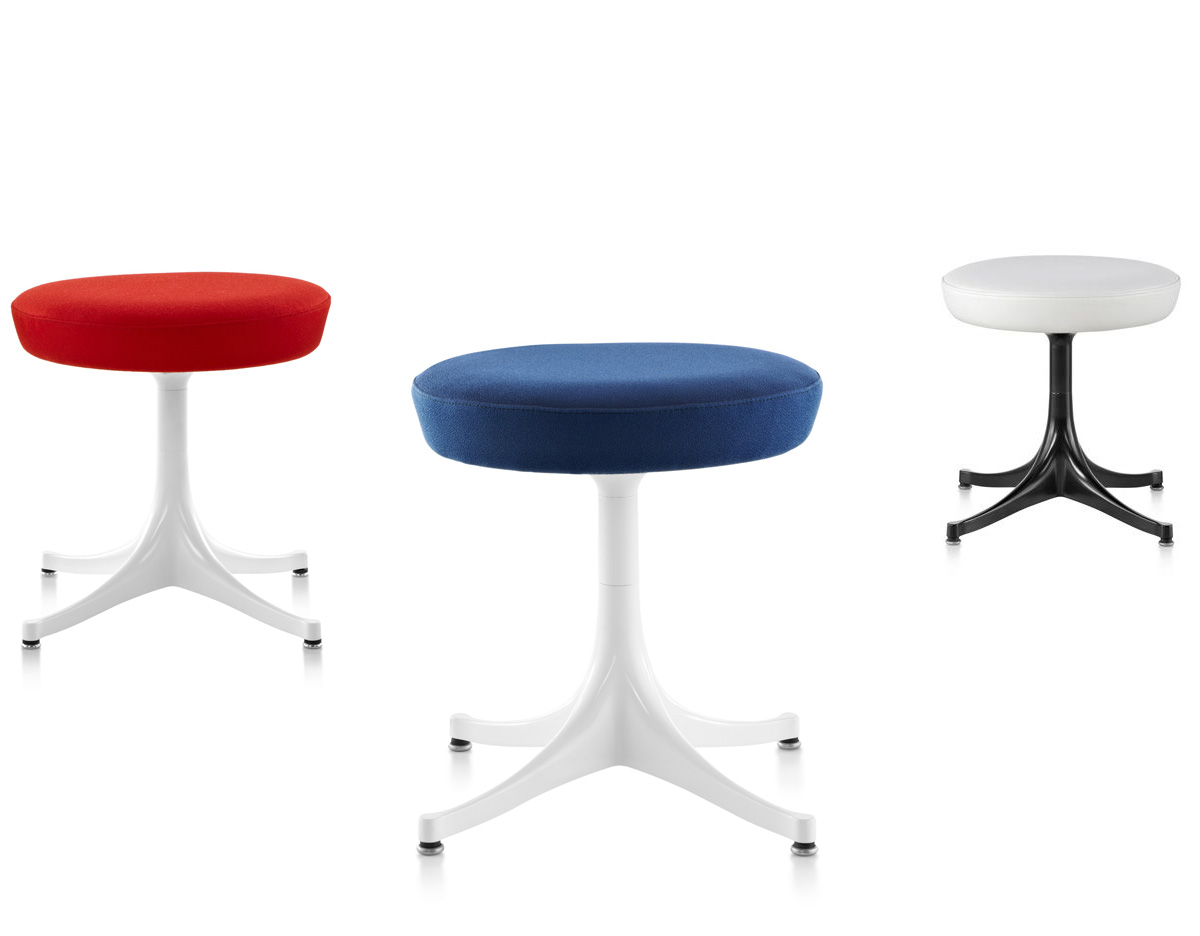 george nelson pedestal stool