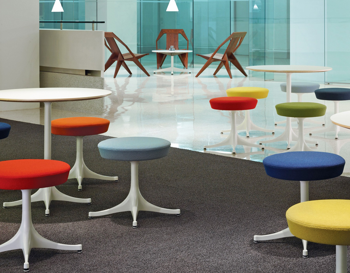 george nelson pedestal stool