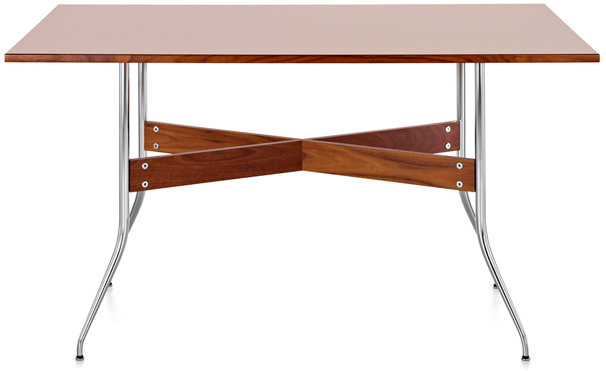 nelson swag leg rectangular dining table