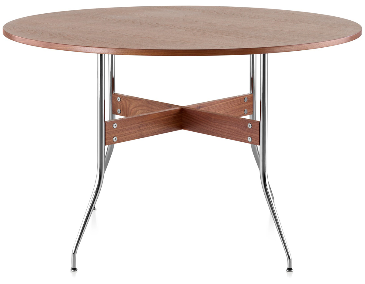 nelson swag leg round dining table