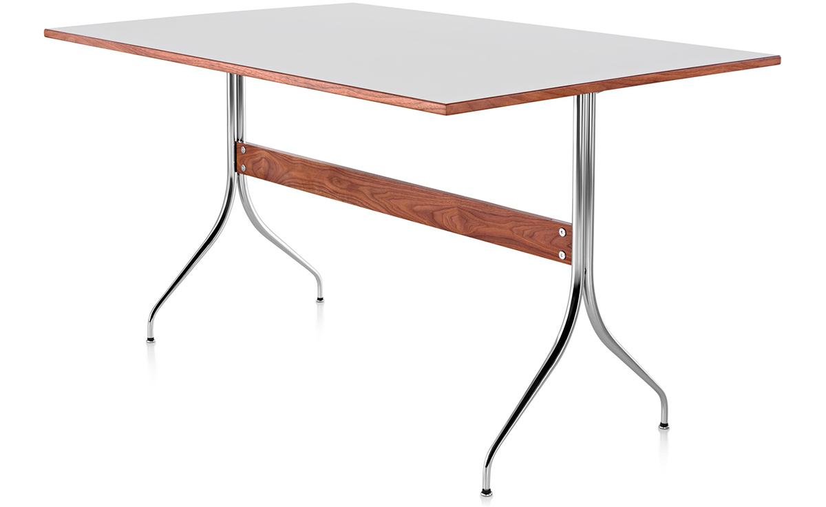 nelson swag leg rectangular work table