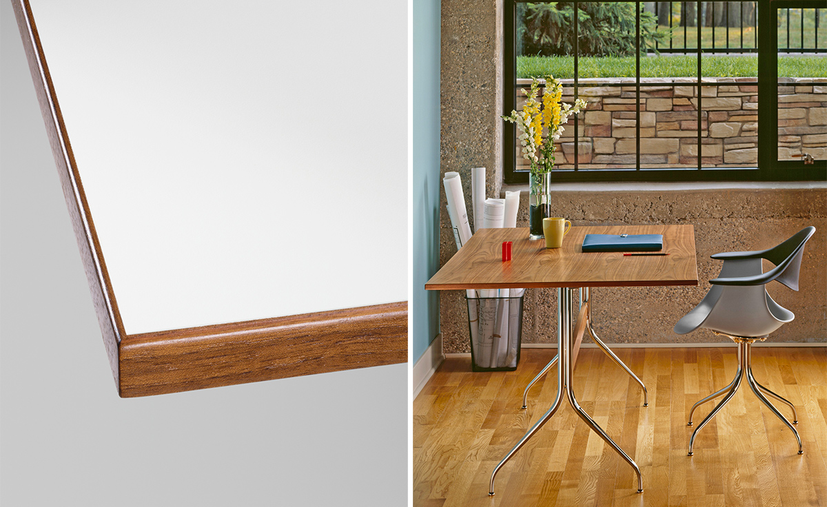 nelson swag leg rectangular work table