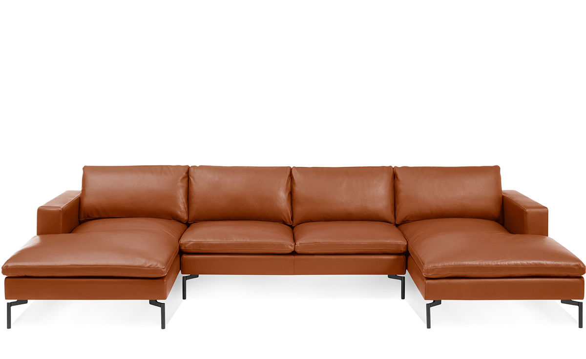 new standard u shaped leather sectional sofa